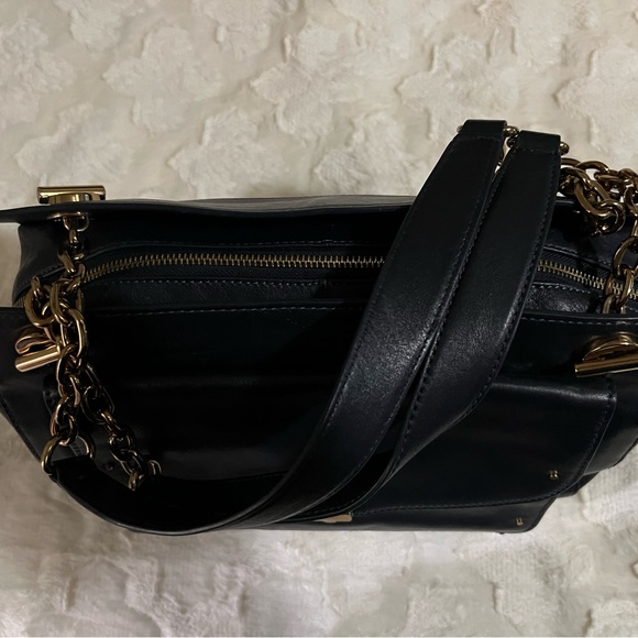 Tory Burch navy handbag